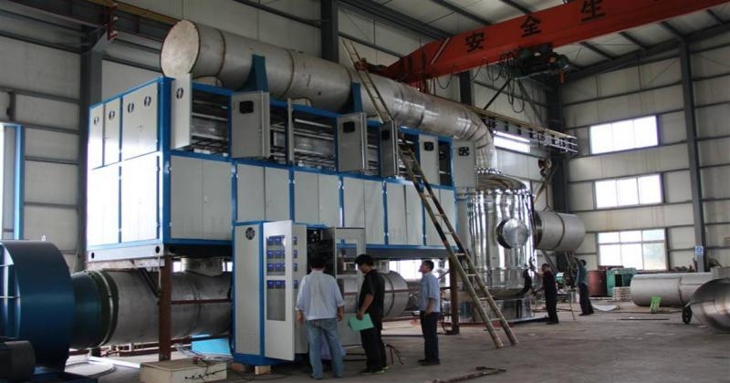 ?惠州環(huán)保公司之低溫等離子體空氣凈化設備干燥廢氣處理工程